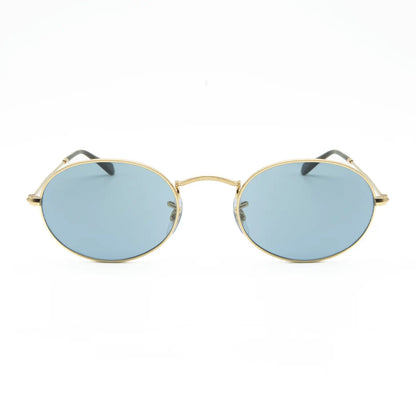 Occhiale da sole Ray-Ban Oval RB3547 001/56 Oro/Blu - Shop Ottica Mineo