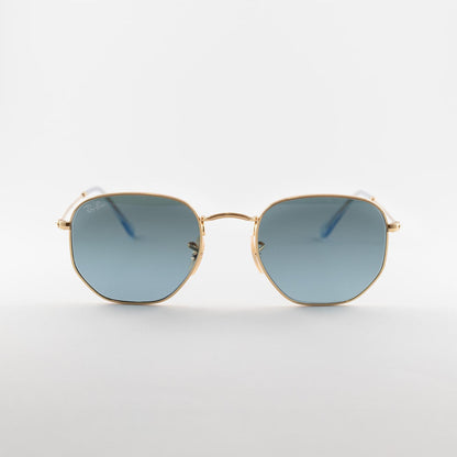 Occhiale da sole Ray-Ban RB3548 91233M Gold/blu - Shop Ottica Mineo