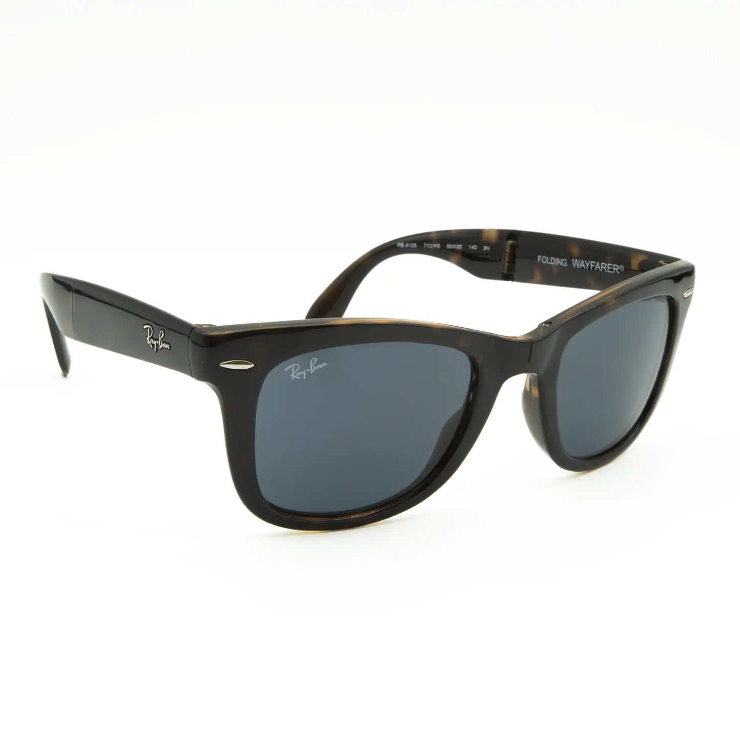 Occhiale da sole Ray-Ban Folding Wayfarer RB4105 710/R5 Havana - dettaglio - Shop Ottica Mineo