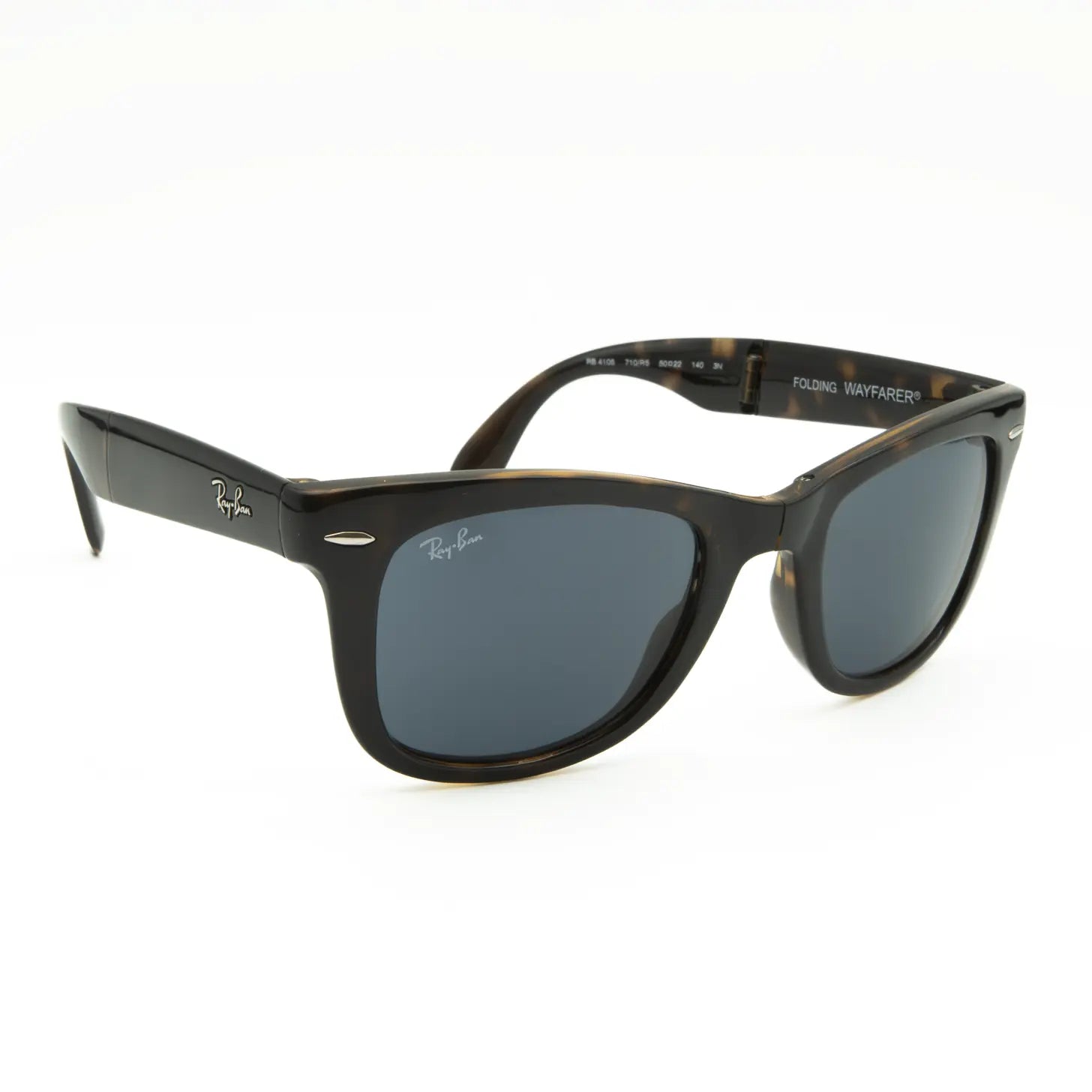 Occhiale da sole Ray-Ban Folding Wayfarer RB4105 710/R5 Havana - dettaglio - Shop Ottica Mineo