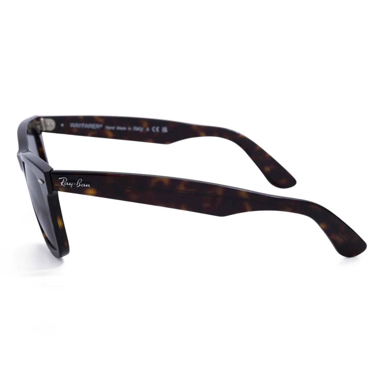 Occhiale da sole Ray-Ban Wayfarer RB4340 710 - Havana - lato - Shop Ottica Mineo