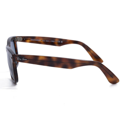 Occhiale da sole Ray-Ban Wayfarer RB4340 63973M - Havana rosso - lato - Shop Ottica Mineo