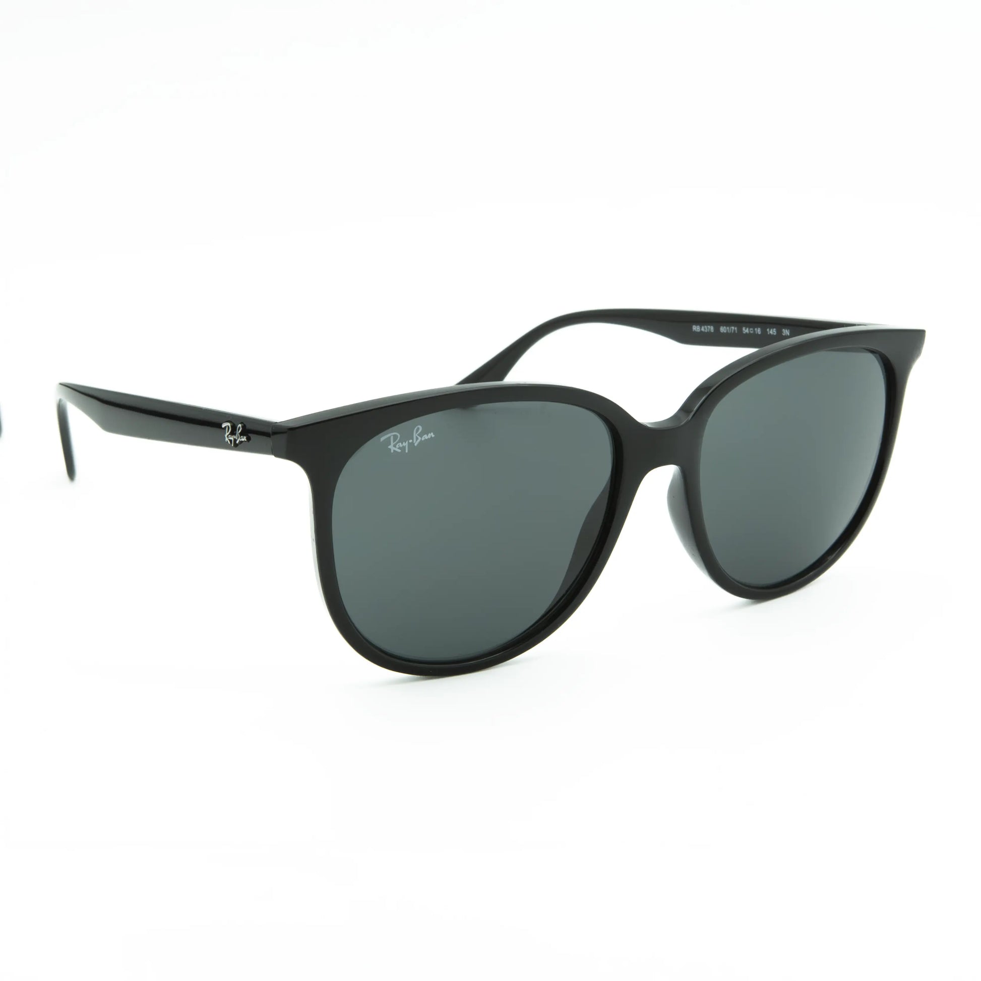 Occhiale da sole Ray-Ban RB4378 601/71 Black-Dark Green - lato - Shop Ottica Mineo