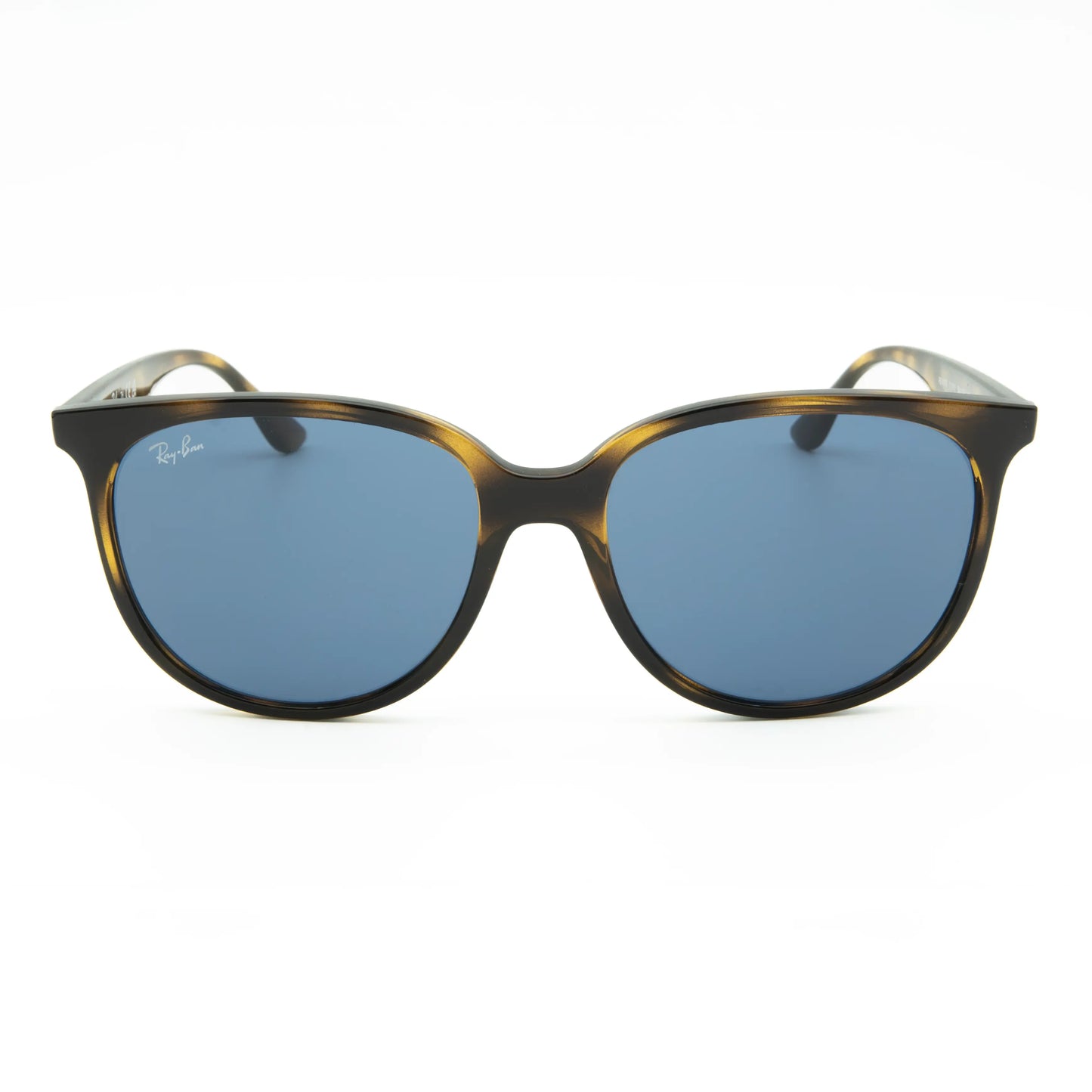 Occhiali da sole Ray-Ban RB4378 710/80 Havana-Dark Blue rotondi