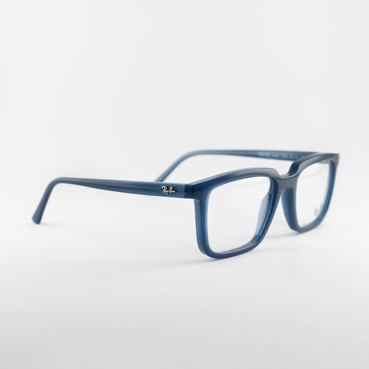 Occhiale da vista Ray-Ban Alain RB7239 8256 Blu - lato - Shop Ottica Mineo