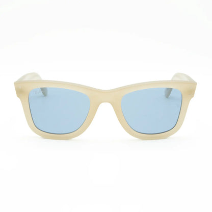 Occhiale da sole Ray-Ban Wayfarer Reverse RBR0502S 678072 Beige opalino/ Azzurro - Shop Ottica Mineo