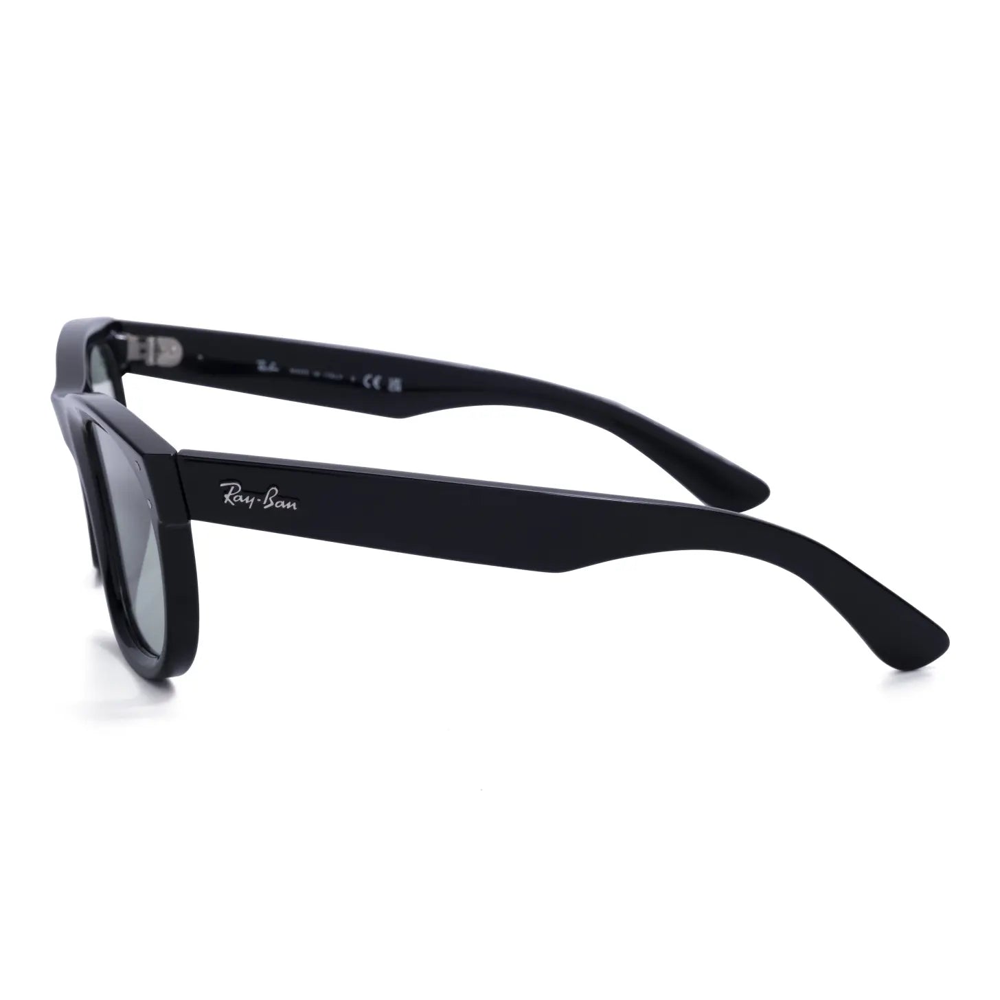 Occhiale da sole Ray-Ban Wayfarer Reverse RBR0502S 6677/2 - Nero/Verde - lato - Shop Ottica Mineo