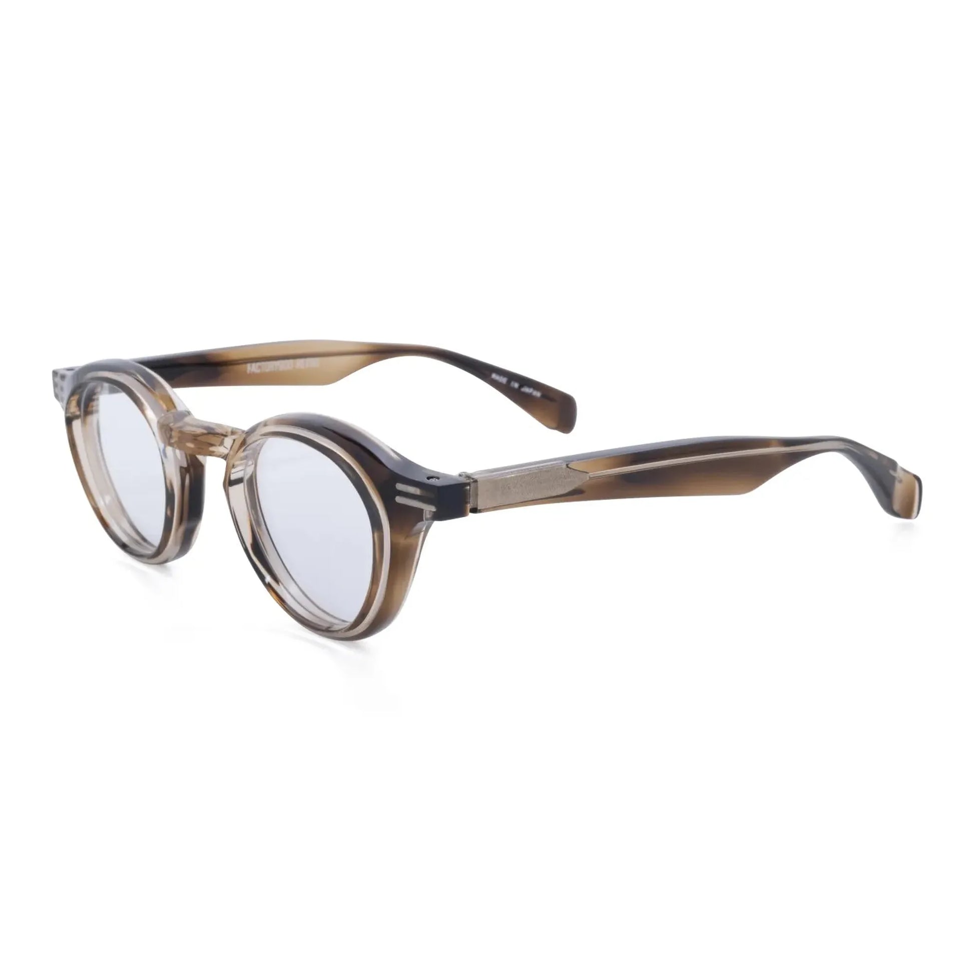 Occhiale da vista Factory900 RF-019 Crystal Brown - lato - Shop Ottica Mineo