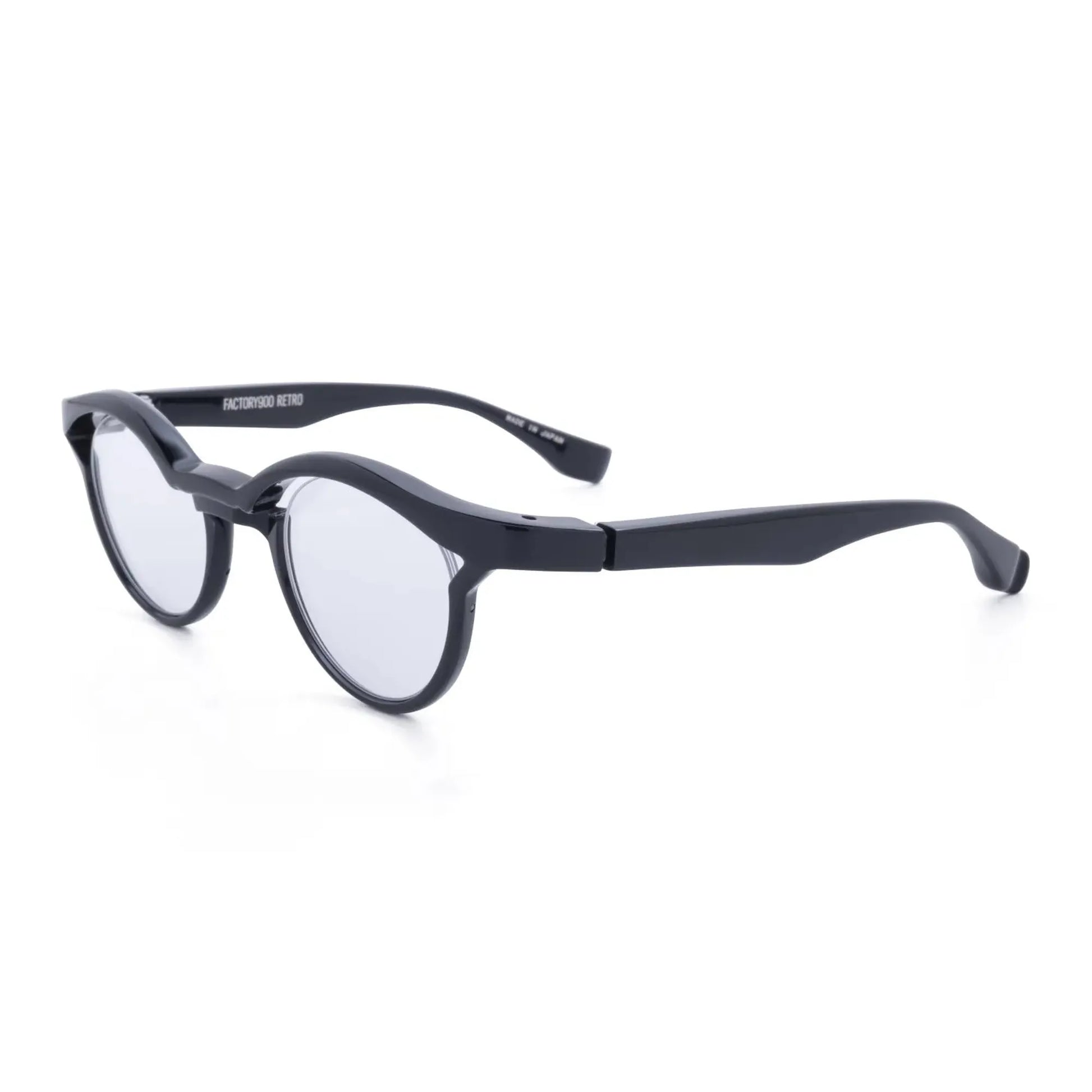Occhiale da vista Factory900 RF-180 Black - lato - Shop Ottica Mineo