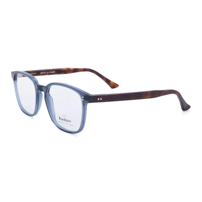 Occhiale da vista Kador Roger Blue/ Havana - lato - Shop Ottica Mineo