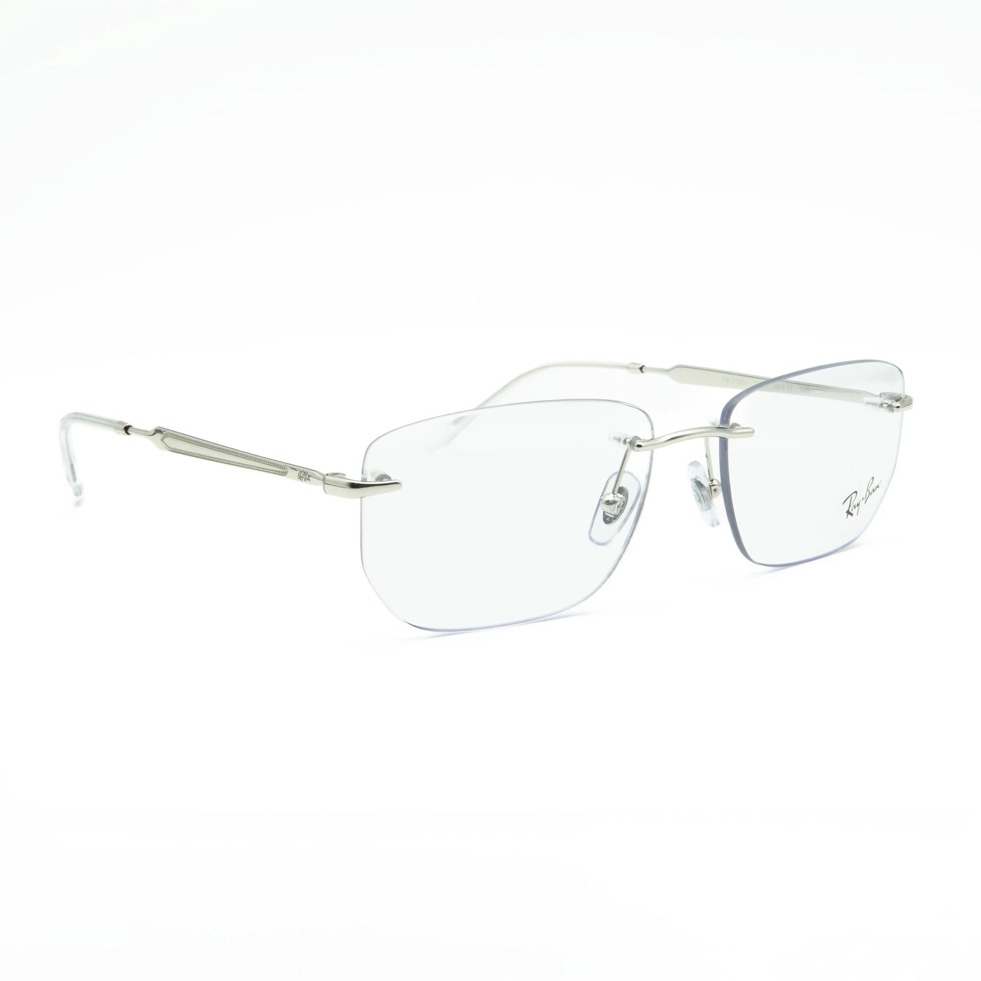 Occhiale da vista Ray-Ban RB3768V 2501 Argento - lato - Shop Ottica Mineo