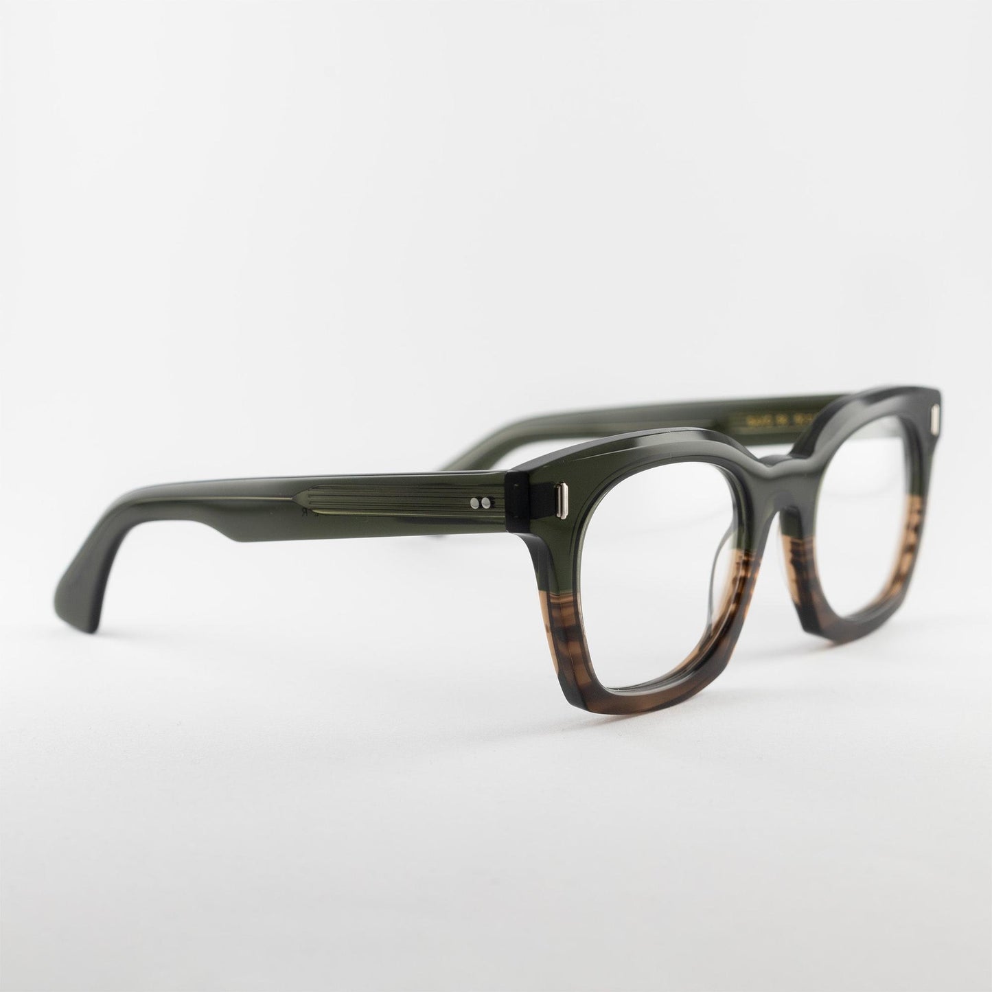 Occhiale da vista Lesca Lunetier SAXO 56 Green - lato - Shop Ottica Mineo