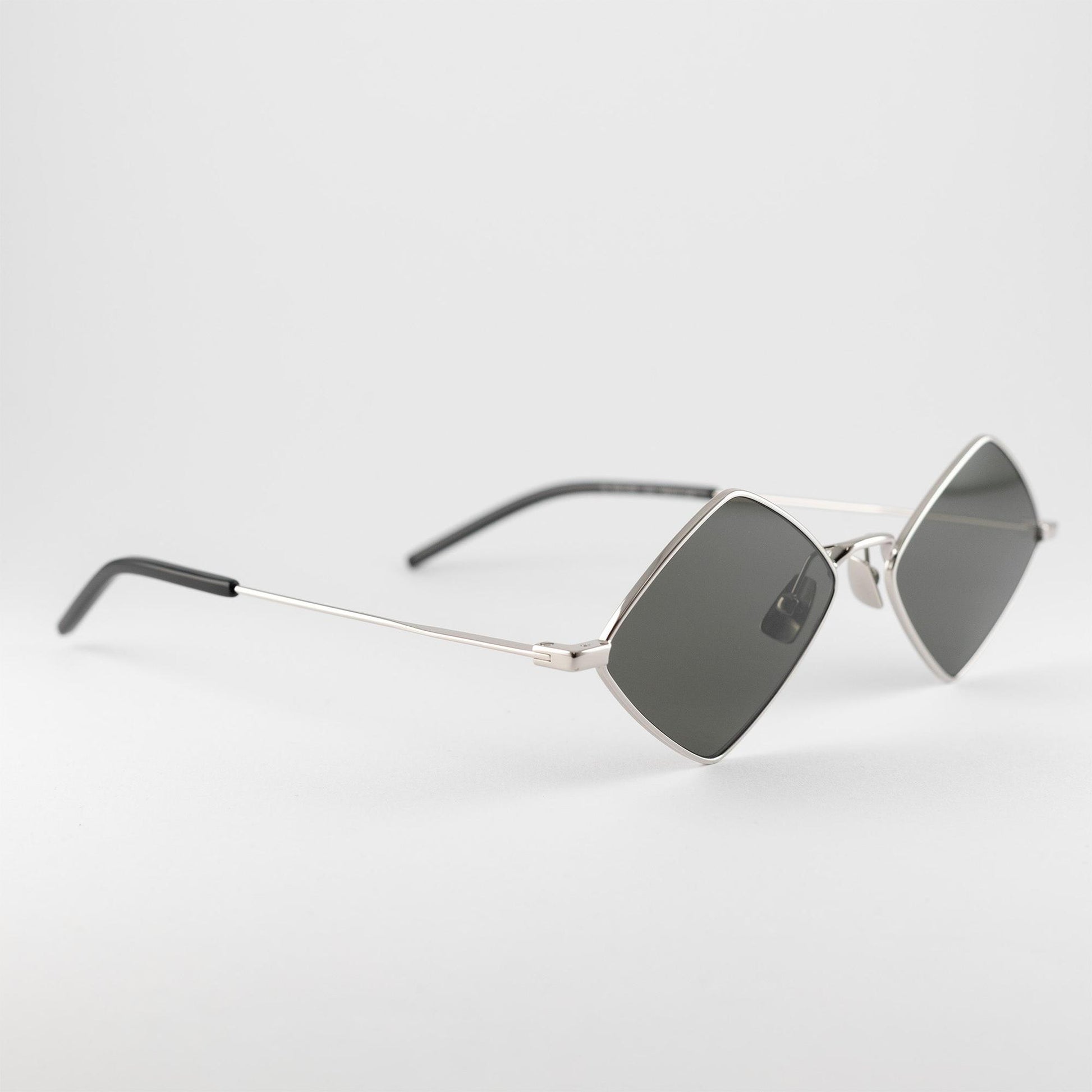 Occhiale da sole Saint Laurent SL 302 001 Lisa Argento - lato - Shop Ottica Mineo