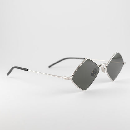 Occhiale da sole Saint Laurent SL 302 001 Lisa Argento - lato - Shop Ottica Mineo