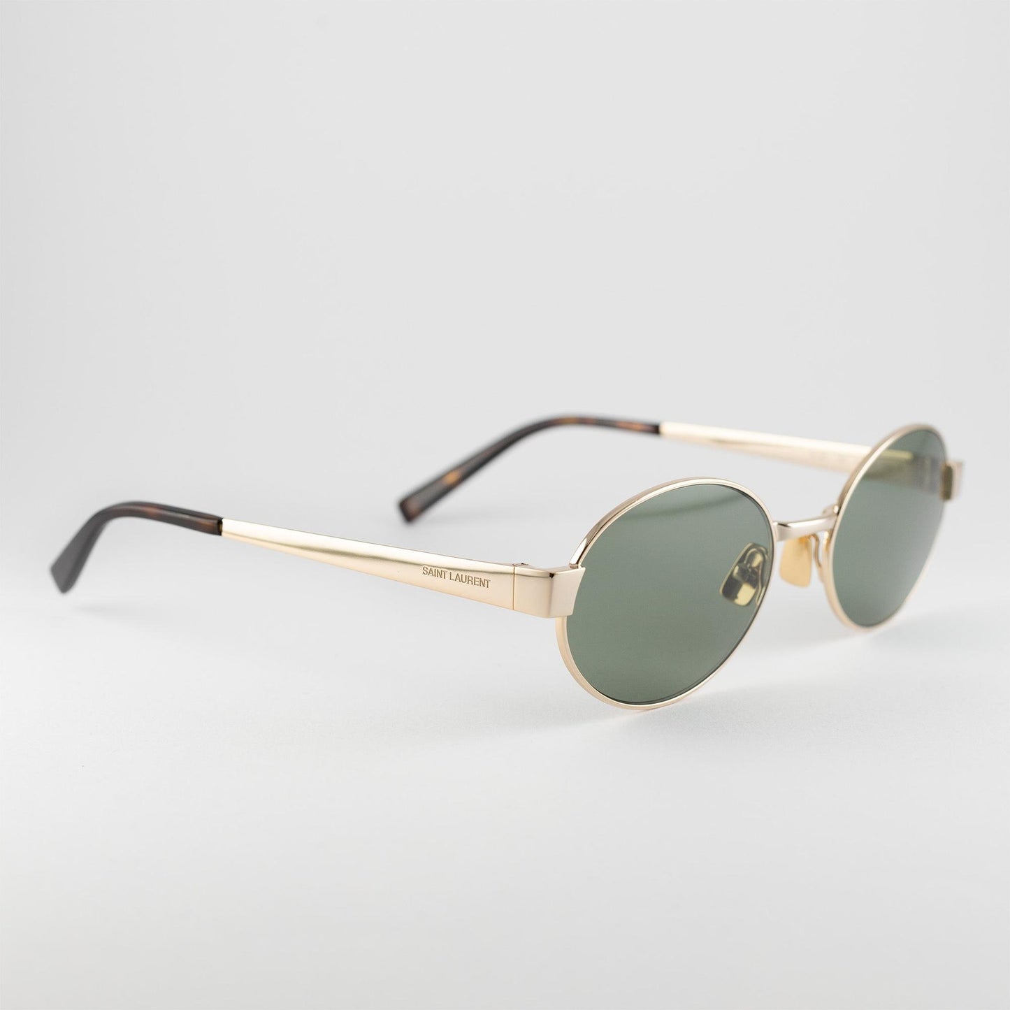 Occhiale da sole Saint Laurent SL 692 003 Gold - lato - Shop Ottica Mineo