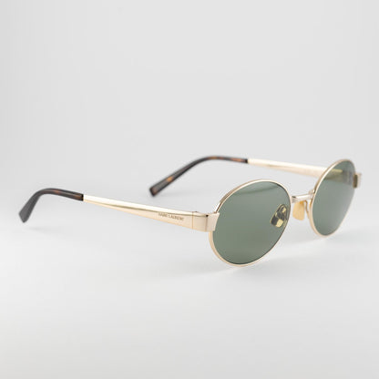 Occhiale da sole Saint Laurent SL 692 003 Gold - lato - Shop Ottica Mineo