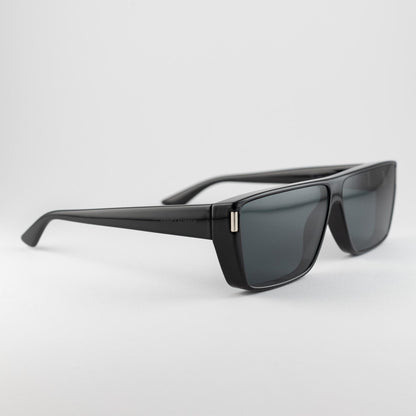 Occhiale da sole Saint Laurent SL 757 001 Black - lato - Shop Ottica Mineo