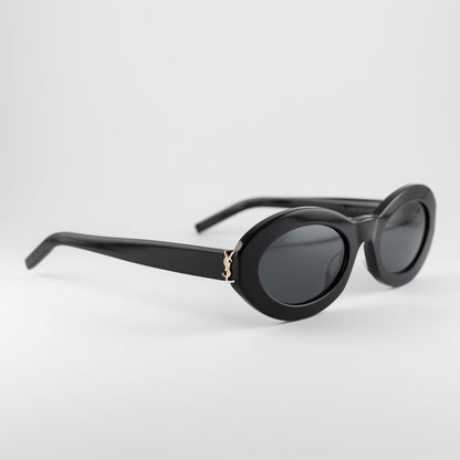 Occhiali da sole Saint Laurent SL M136 001 Black ovali