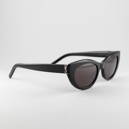 Occhiale da sole Saint Laurent SL M115 001 Black - lato - Shop Ottica Mineo
