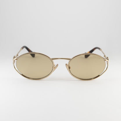 Occhiale da sole Miu Miu SMU 52Y ZVN-10R Gold - Shop Ottica Mineo