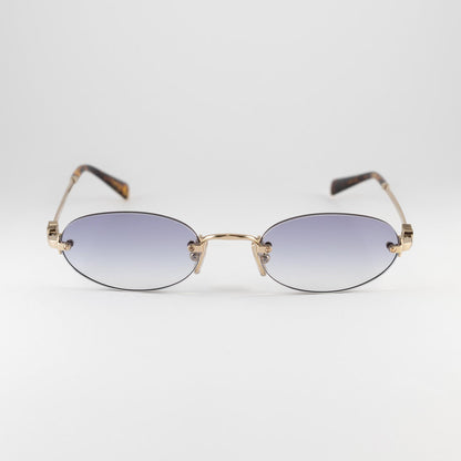 Occhiale da sole Miu Miu SMU A54 ZVN-80O Gold - Shop Ottica Mineo