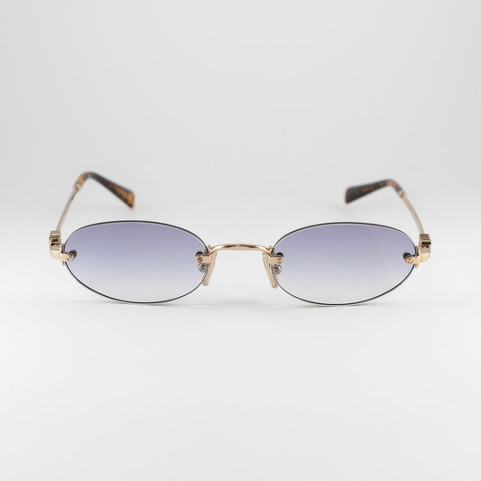 Occhiale da sole Miu Miu SMU A54 ZVN-80O Gold - Shop Ottica Mineo