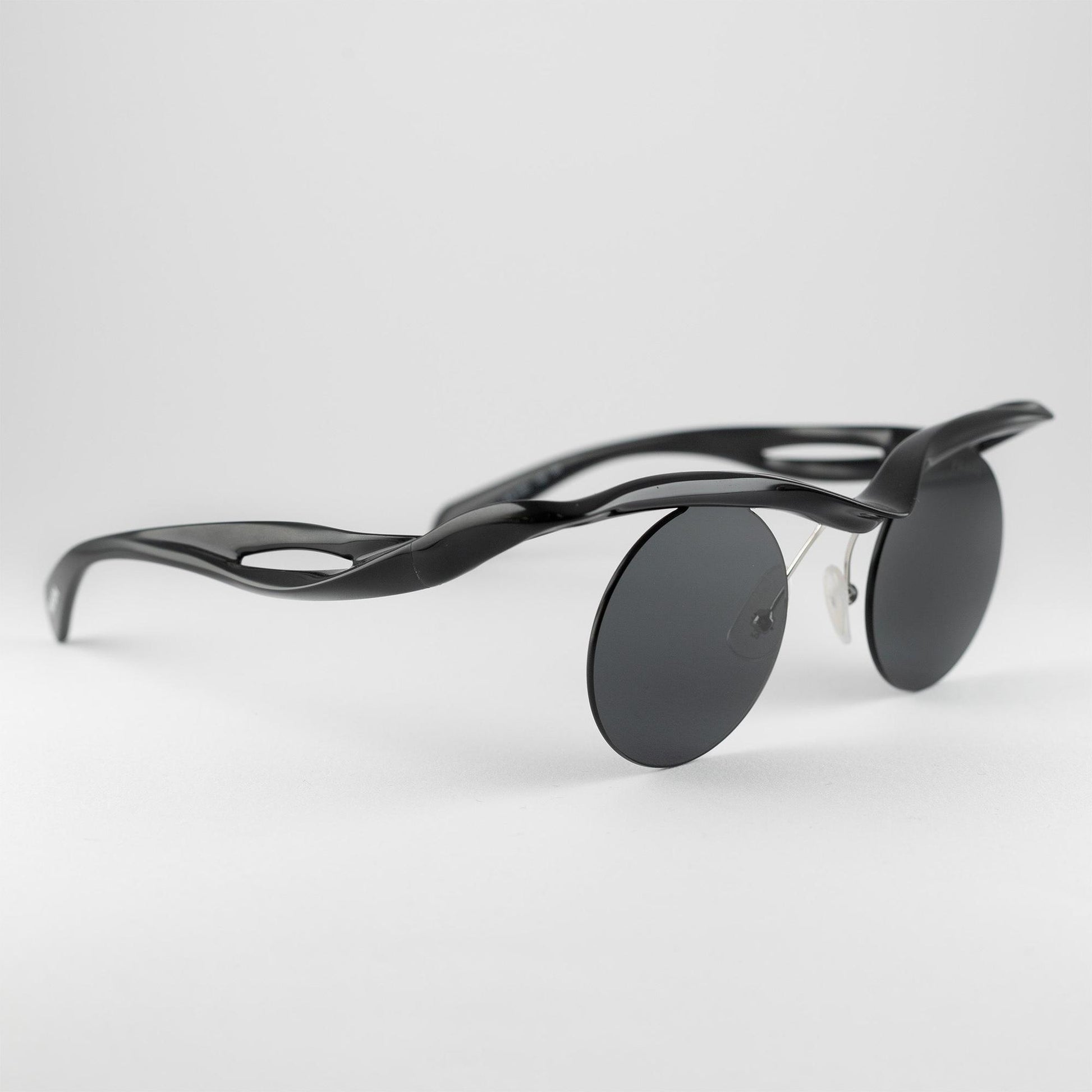 Occhiale da sole Prada SPR A18 Black - lato - Shop Ottica Mineo
