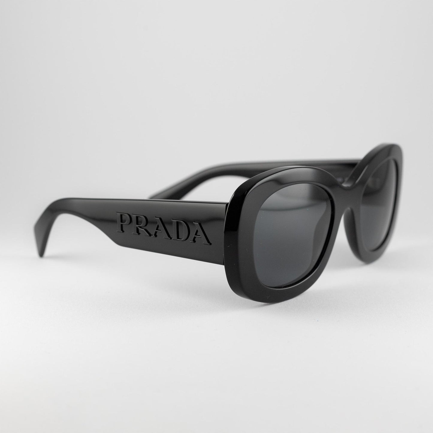 Occhiale da sole Prada SPR A13S 1AB-5S0 Black - lato - Shop Ottica Mineo
