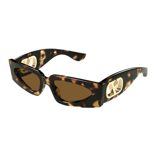 Lunettes de soleil Valentino VG0001S 002 Havana Brown œil-de-chat
