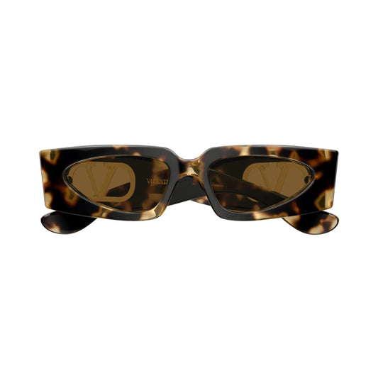 Lunettes de soleil Valentino VG0001S 002 Havana Brown œil-de-chat