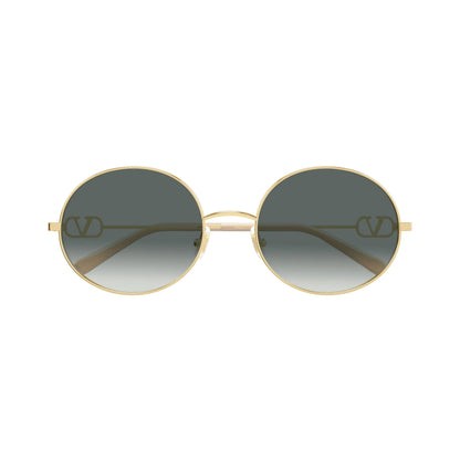 Lunettes de soleil rondes Valentino VG0027S 001 Gold Grey