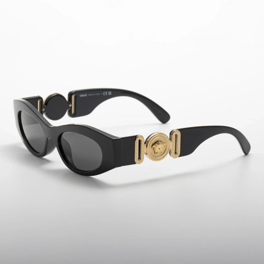 Occhiale da sole Versace MOD 4480-U GB1/87 Black - lato - Shop Ottica Mineo