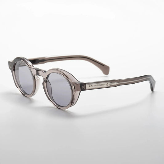 Occhiale da sole Moncler ME6012 Aurone 300987 Grey crystal - lato - Shop Ottica Mineo