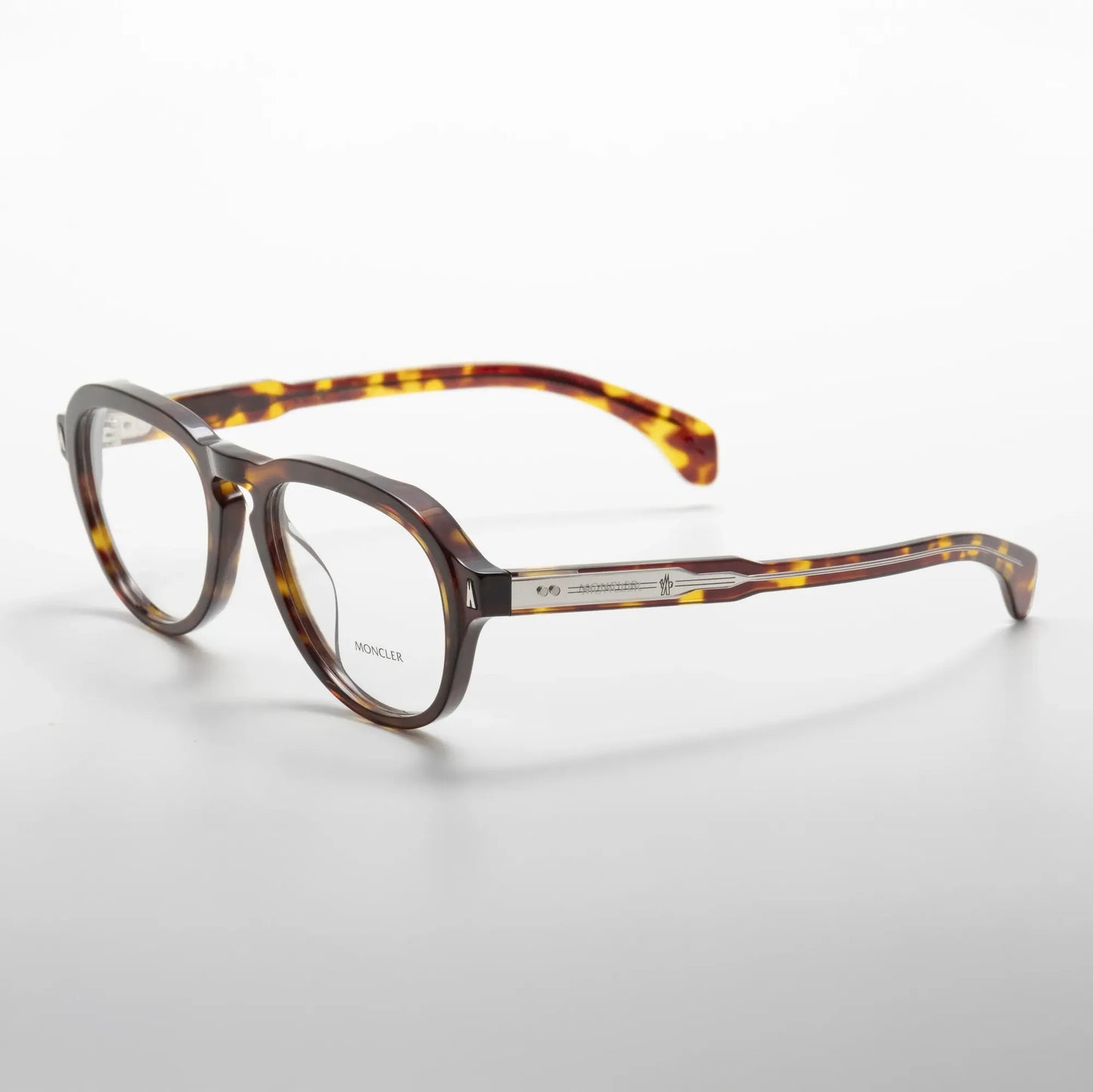 Occhiale da vista Moncler ME2009U 3002 Turtle - lato - Shop Ottica Mineo