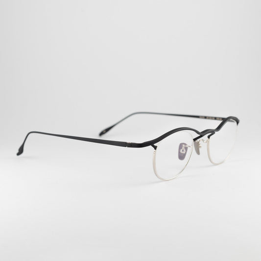 Occhiale da vista Yoshinori Aoyama YA-010 COL.04 Black - lato - Shop Ottica Mineo