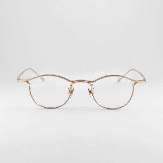 Occhiale da vista Yoshinori Aoyama YA-010 COL.01 Gold - Shop Ottica Mineo
